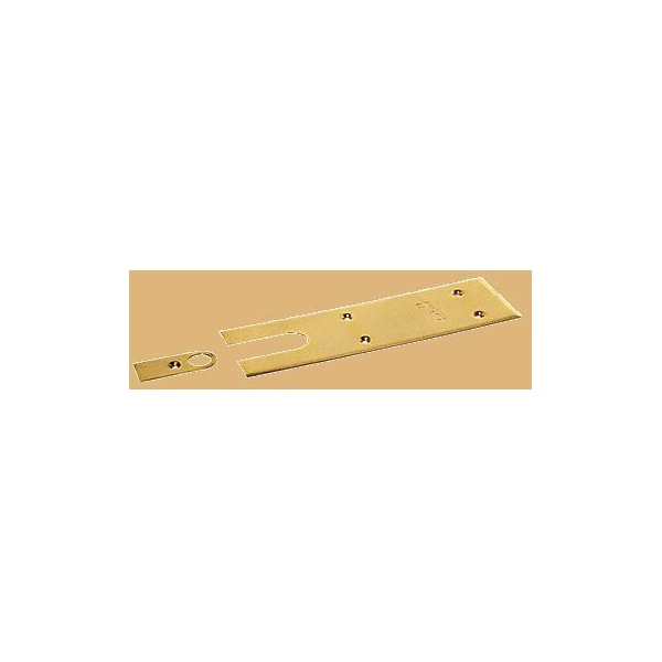 Polished Brass Cover Plates for 900 Series Floor Mounted Closer